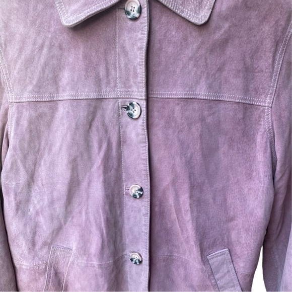 Monterey Bay Pink/Purple Leather Jacket I Size: S - Picture 5 of 16